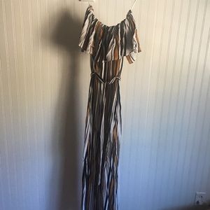 Off the shoulder maxi dress